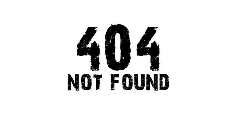 404 Page not found